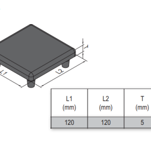 End Cap PG40 - 120x120