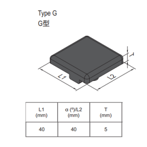 End Cap PG40 - Protective Grille