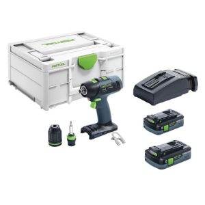 FESTOOL Cordless Drill T18 18+3 Hpc 4.0 I-Plus | FES576446