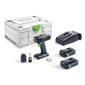 FESTOOL Cordless Drill T 18+3 C3 1-Plus | FES576449