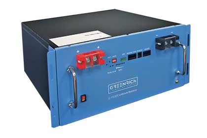 Greenrich UP5000 Lithium 4.95kWh (1.5C 7.5kW) 48V Rackmount Battery