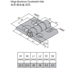 Hinge PG45/45