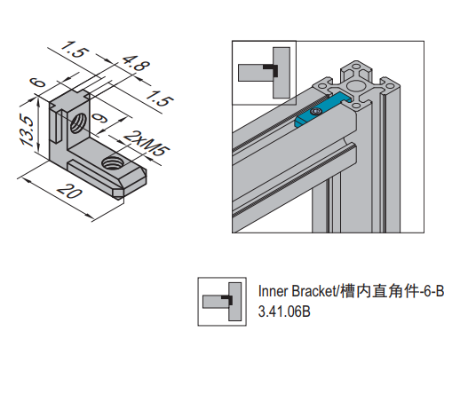 Inner Bracket 6-B