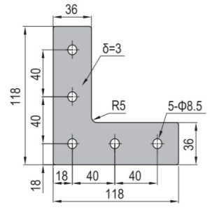 Joining Plate - L-Shape Set X