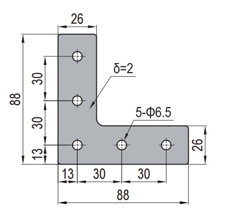 Joining Plate - PG30-3030-01