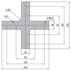 Joining Plate - PG40-4040-03 Set X