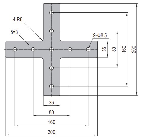 Joining Plate - PG40-4040-03 Set X