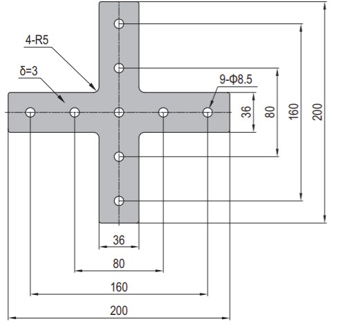 Joining Plate - PG40-4040-03 Set Y