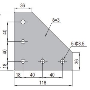 Joining Plate - PG40-4040-04