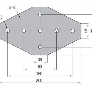 Joining Plate - PG40-4040-06 Set X