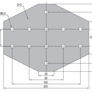 Joining Plate - PG40-4080-03 Set X