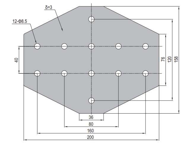 Joining Plate - PG40-4080-03 Set X
