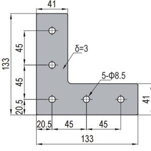 Joining Plate - PG40-4545-01 Set I