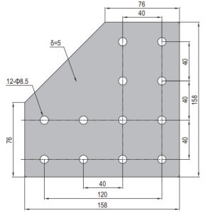Joining Plate - PG40-8080-01 Set I