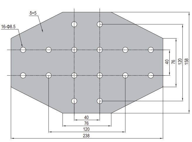 Joining Plate - PG40-8080-03 Set I