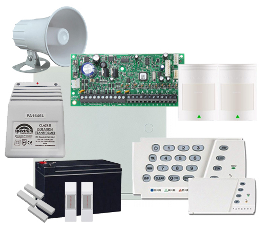 SP65 with Olarm (NV5) K636 LED Keypad Full Kit Small Box