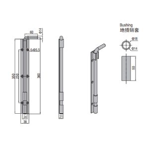 Ground Latch PG40 Set