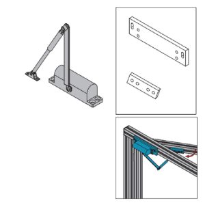 Door Shutter For Clamping Profile Unit