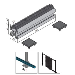 Friction Strip Components L=1300mm
