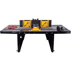 Tork Craft Router Table c/w Fence & Feather Board - 16cm Base Routers