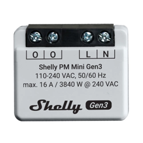 Shelly PM Mini Gen3 Offers One-Channel Power Metering