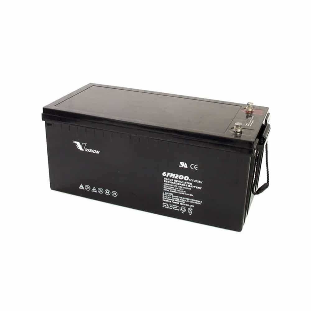 Deep Cycle 200Ah 12V Fully Sealed AGM Technology (6FM200Z-X)