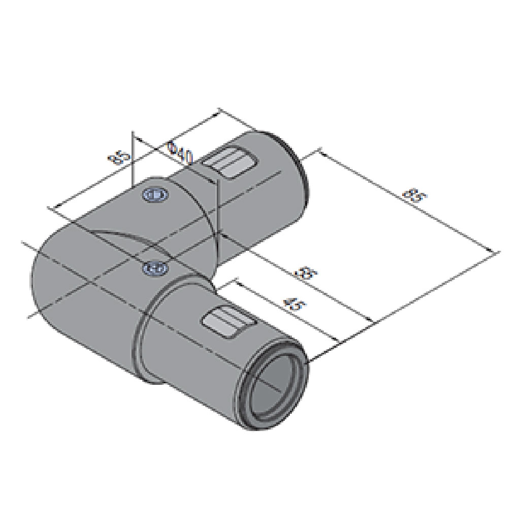 L Tube Connector