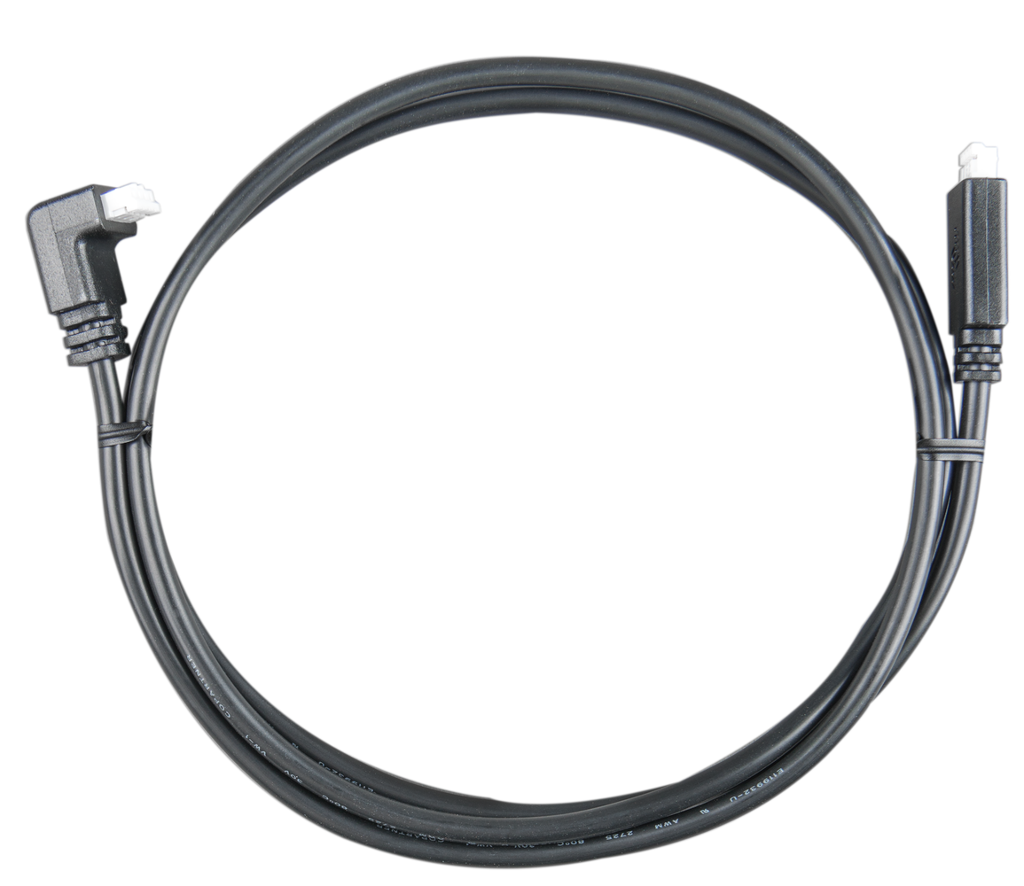VE.Direct Cable 1.8m (one side Right Angle)