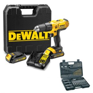 DEWALT 18V Drill Driver - 1.5 Ah + 109pc Bitset | DCD776S2A