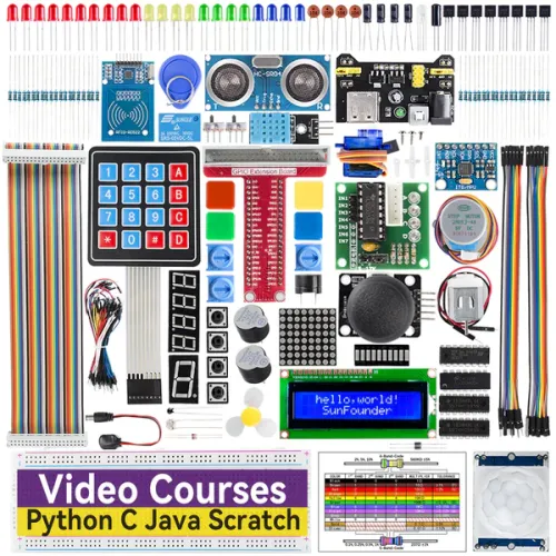 SunFounder Da Vinci Starter Kit for Raspberry Pi 5 4B 3B B+ 400
