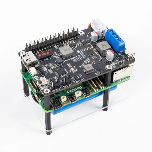 Sunfounder PiPower 5 Raspberry Pi 5/4B/3B+/Zero 2 W UPS HAT