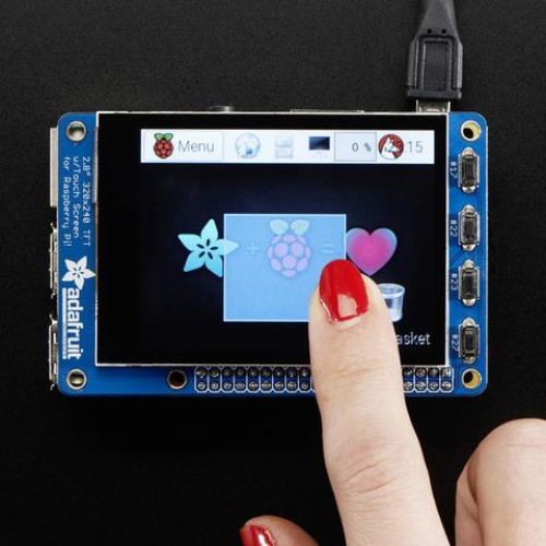 Adafruit PiTFT Plus 320x240 2.8" TFT Capacitive Touchscreen(40 pin)