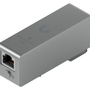Ubiquiti UniFi 10Gbps PoE++ Single Port Din Rail Ethernet Surge Protector