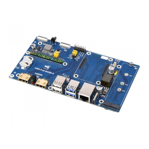 Raspberry Pi Compute Module 5 IO Board With PoE Feature