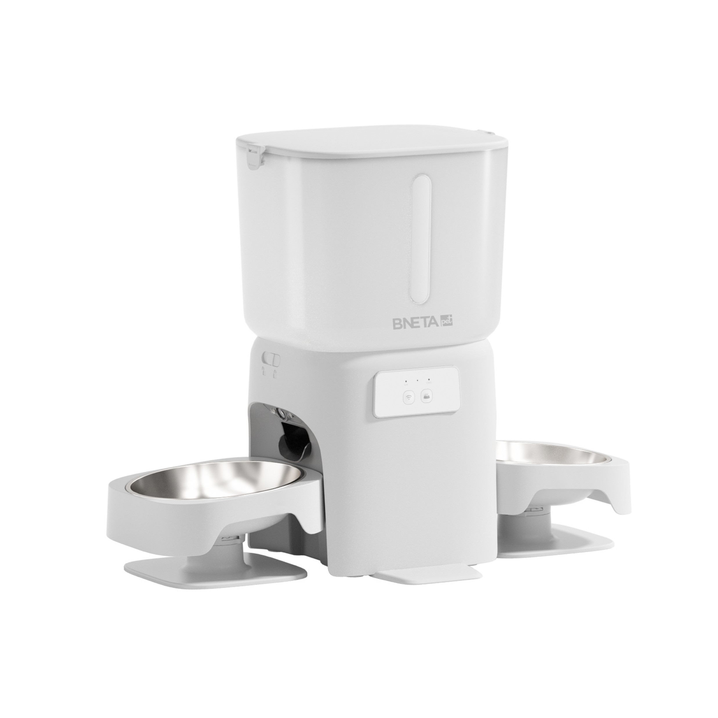 BNETA F24-DC Smart WiFi Dual Automatic Pet Feeder with HD Camera – 6L Large Capacity