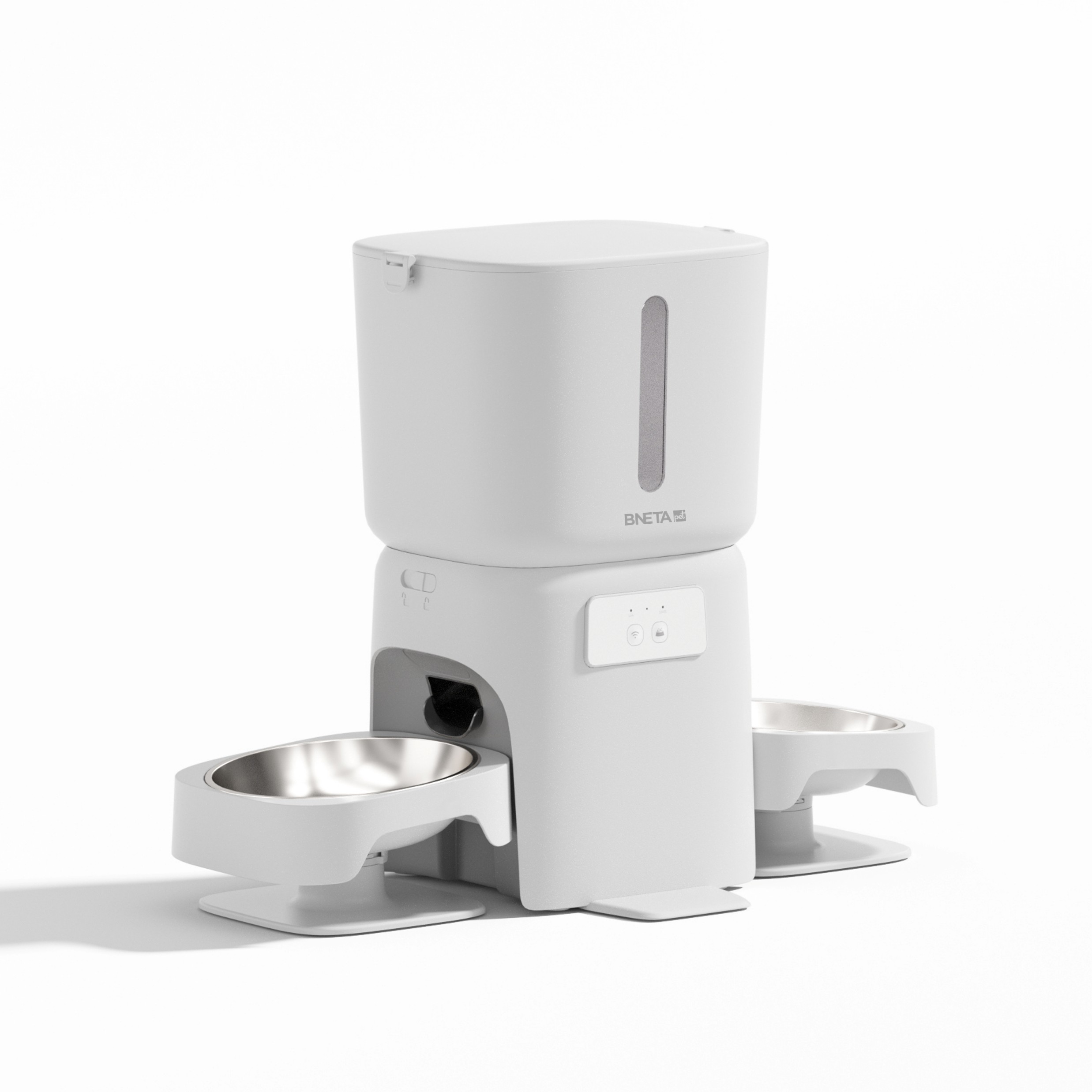 BNETA F24-DW Smart Wi-Fi Dual Automatic Pet Feeder with App Control & 6L Food Capacity